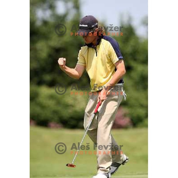 Gregor Slabe during final round of Dobro Jutro Slovenian Open -Alps tour event at Ptuj, Slovenia 17.5.2009 