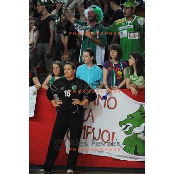 Zec at handball game Krim Mercator - Olimpija, the final of the slovenian womens handball championship, Kodeljevo, Ljubljana 23.05.2009, Krim Mercator won the championship 