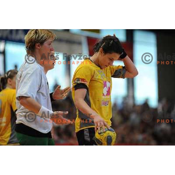 Pus, Lekic at handball game Krim Mercator - Olimpija, the final of the slovenian womens handball championship, Kodeljevo, Ljubljana 23.05.2009, Krim Mercator won the championship 