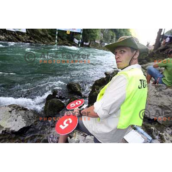 Judge at 2009 World Rafting Championship on river Vrbas, Banja Luka, Bosnia and Herzegovina 23.5.2009 