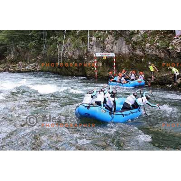 Tjesno canyon at 2009 World Rafting Championship on river Vrbas, Banja Luka, Bosnia and Herzegovina 23.5.2009 