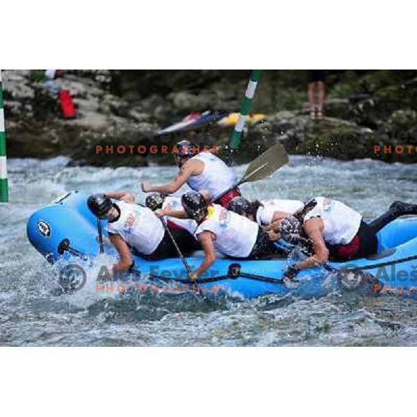 Tjesno canyon at 2009 World Rafting Championship on river Vrbas, Banja Luka, Bosnia and Herzegovina 23.5.2009 