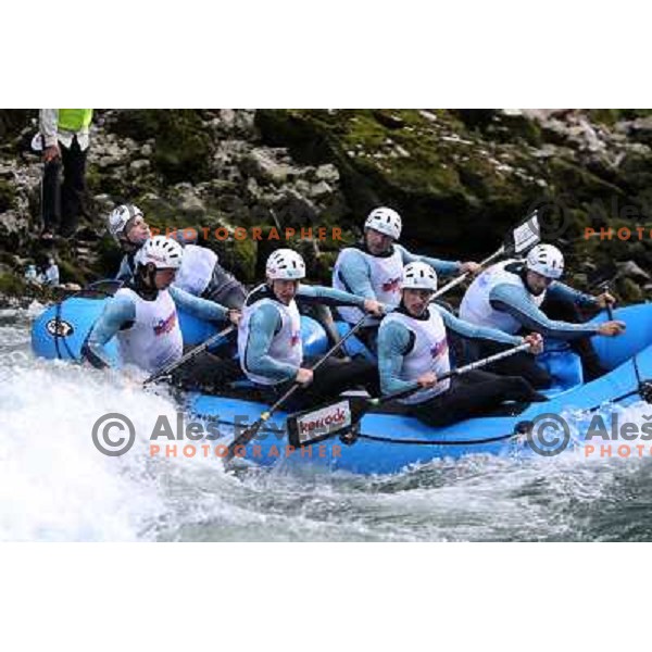 Slovenia men team during slalom race at 2009 World Rafting Championship on river Vrbas, Banja Luka, Bosnia and Herzegovina 23.5.2009 