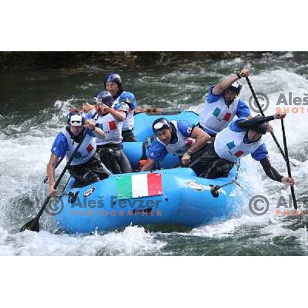 Italia men team during slalom race at 2009 World Rafting Championship on river Vrbas, Banja Luka, Bosnia and Herzegovina 23.5.2009 