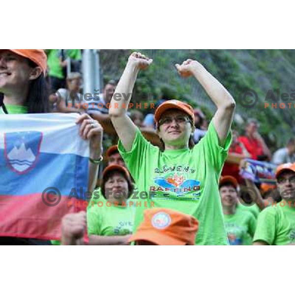 Slovenia fan at 2009 World Rafting Championship on river Vrbas, Banja Luka, Bosnia and Herzegovina 23.5.2009 