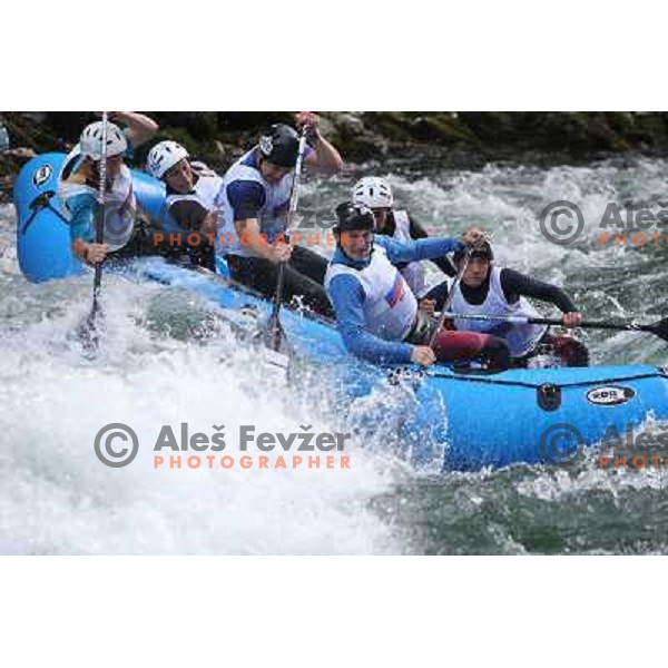 Russia men team during slalom race at 2009 World Rafting Championship on river Vrbas, Banja Luka, Bosnia and Herzegovina 23.5.2009 