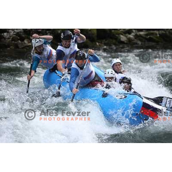 Russia men team during slalom race at 2009 World Rafting Championship on river Vrbas, Banja Luka, Bosnia and Herzegovina 23.5.2009 