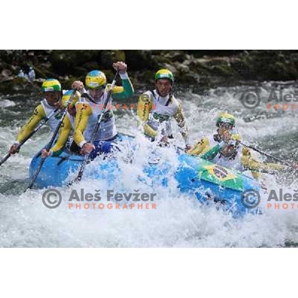 Brasil men team during slalom race at 2009 World Rafting Championship on river Vrbas, Banja Luka, Bosnia and Herzegovina 23.5.2009 