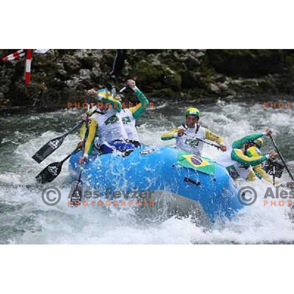 Brasil men team during slalom race at 2009 World Rafting Championship on river Vrbas, Banja Luka, Bosnia and Herzegovina 23.5.2009 