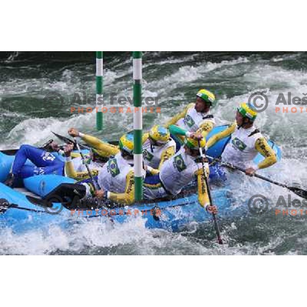 Brasil men team during slalom race at 2009 World Rafting Championship on river Vrbas, Banja Luka, Bosnia and Herzegovina 23.5.2009 