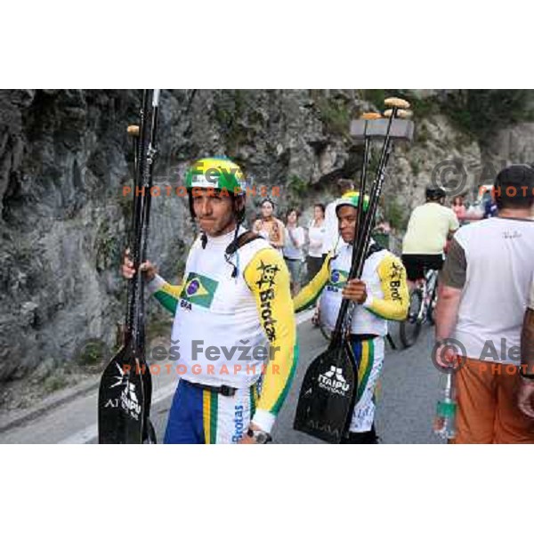 Brasil men team during slalom race at 2009 World Rafting Championship on river Vrbas, Banja Luka, Bosnia and Herzegovina 23.5.2009 