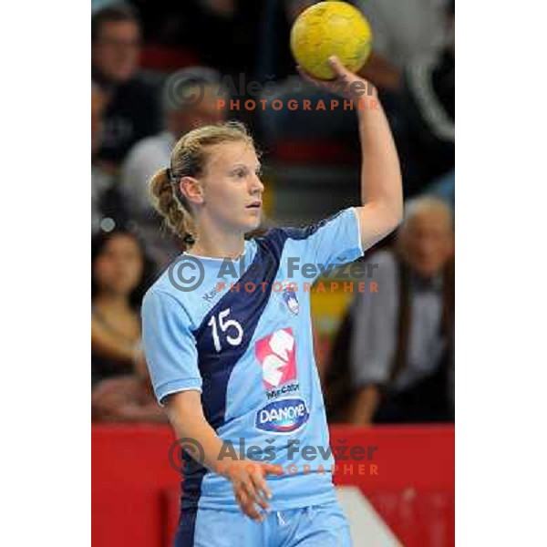 Varlec at handball match Slovenia - Italy, friendly match of theslovenian women\'s national handball team , Kodeljevo , Ljubljana 