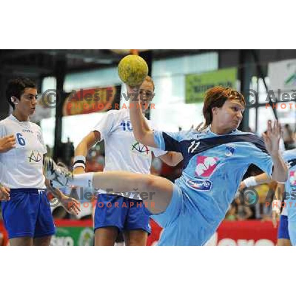 Cerenjak at handball match Slovenia - Italy, friendly match of theslovenian women\'s national handball team , Kodeljevo , Ljubljana 