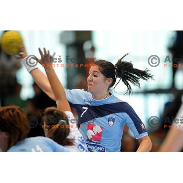 Son at handball match Slovenia - Italy, friendly match of theslovenian women\'s national handball team , Kodeljevo , Ljubljana 