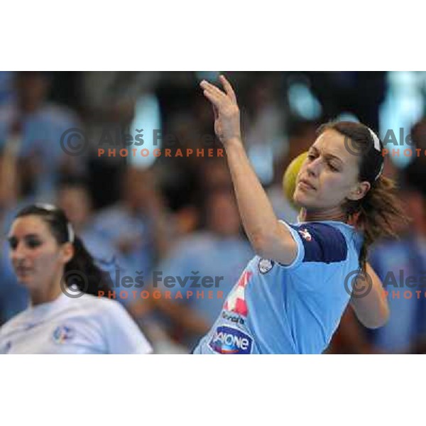 Gojkovic at handball match Slovenia - Italy, friendly match of theslovenian women\'s national handball team , Kodeljevo , Ljubljana 