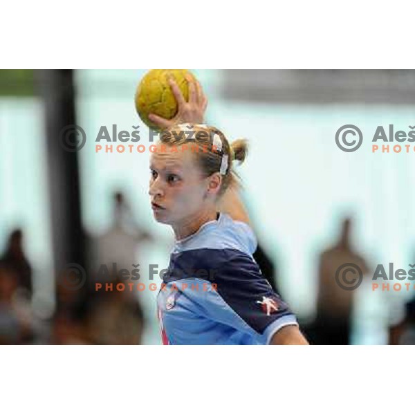 Skutnik at handball match Slovenia - Italy, friendly match of theslovenian women\'s national handball team , Kodeljevo , Ljubljana 