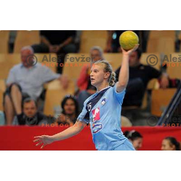 Varlec at handball match Slovenia - Italy, friendly match of theslovenian women\'s national handball team , Kodeljevo , Ljubljana 