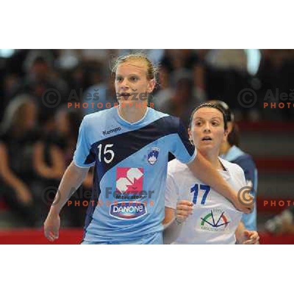 Varlec at handball match Slovenia - Italy, friendly match of theslovenian women\'s national handball team , Kodeljevo , Ljubljana 