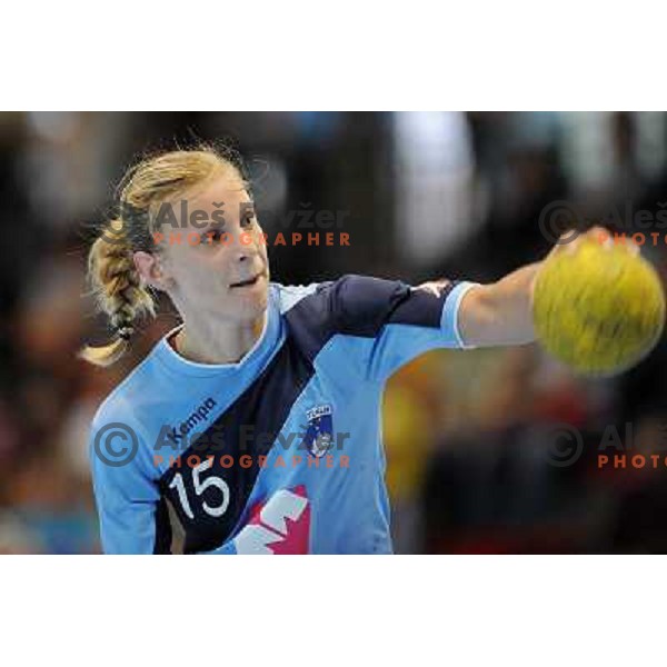 Varlec at handball match Slovenia - Italy, friendly match of theslovenian women\'s national handball team , Kodeljevo , Ljubljana 