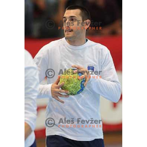 Gajic at handball match Slovenia - Slovakia, friendly match of the slovenian national handball team , Kodeljevo , Ljubljana 