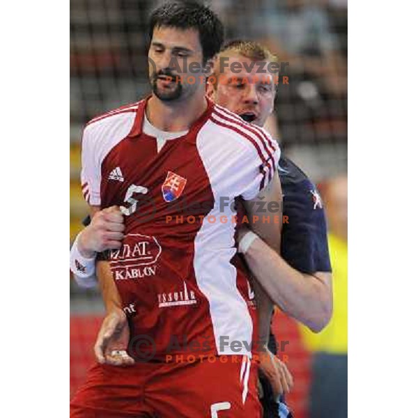 Mlakar at handball match Slovenia - Slovakia, friendly match of the slovenian national handball team , Kodeljevo , Ljubljana 