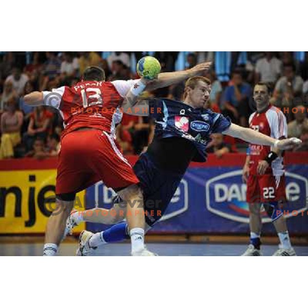 Mlakar at handball match Slovenia - Slovakia, friendly match of the slovenian national handball team , Kodeljevo , Ljubljana 