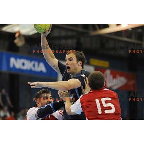 Zorman at handball match Slovenia - Slovakia, friendly match of the slovenian national handball team , Kodeljevo , Ljubljana 