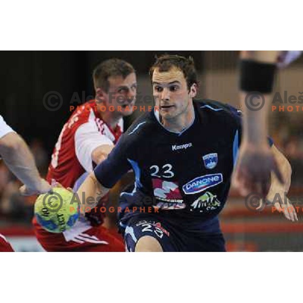 Zorman at handball match Slovenia - Slovakia, friendly match of the slovenian national handball team , Kodeljevo , Ljubljana 