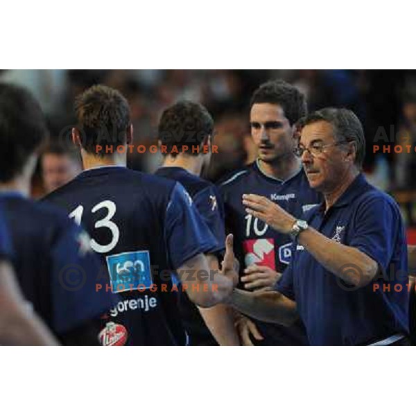 Pozun at handball match Slovenia - Slovakia, friendly match of the slovenian national handball team , Kodeljevo , Ljubljana 