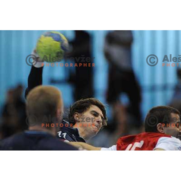 Skube at handball match Slovenia - Slovakia, friendly match of the slovenian national handball team , Kodeljevo , Ljubljana 