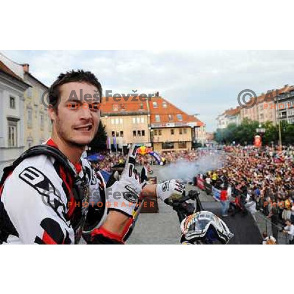 Nick Franklin at Red Bull X-Fighters exhibition tour 2009, 9.6.2009, Glavni trg, Maribor 