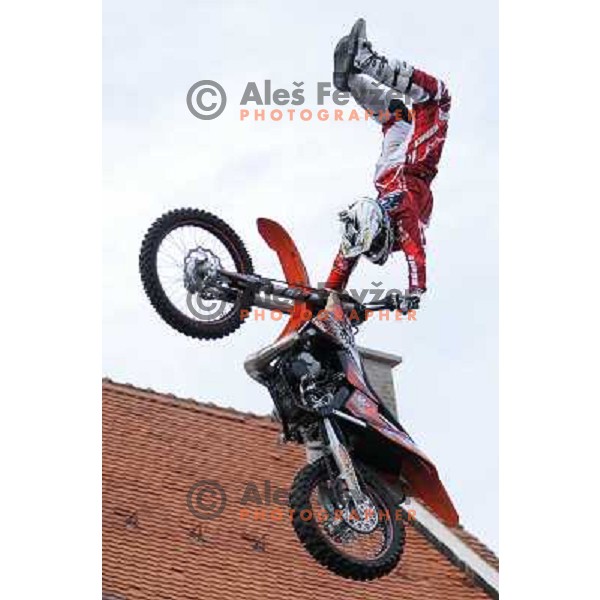 Morgan Carlson at Red Bull X-Fighters exhibition tour 2009, 9.6.2009, Glavni trg, Maribor 