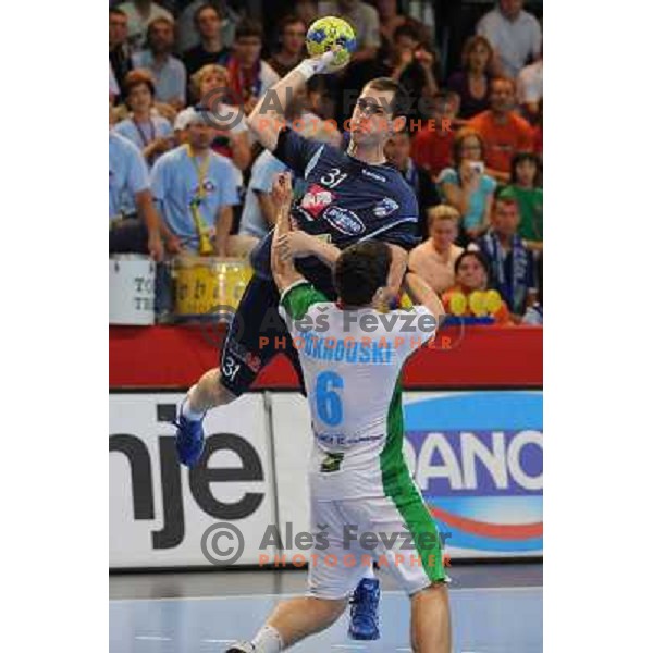 Bibljija at handball match Slovenia - Belarus, Qualifying match for the European championship Austria 2010, Kodeljevo , Ljubljana, 10.06.2009 