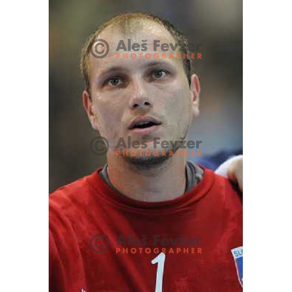 Rezar at handball match Slovenia - Belarus, Qualifying match for the European championship Austria 2010, Kodeljevo , Ljubljana, 10.06.2009 