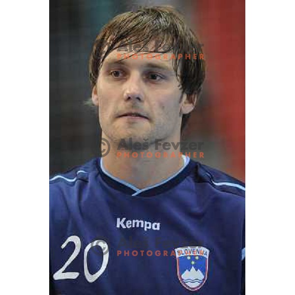 Zvizej Luka at handball match Slovenia - Belarus, Qualifying match for the European championship Austria 2010, Kodeljevo , Ljubljana, 10.06.2009 