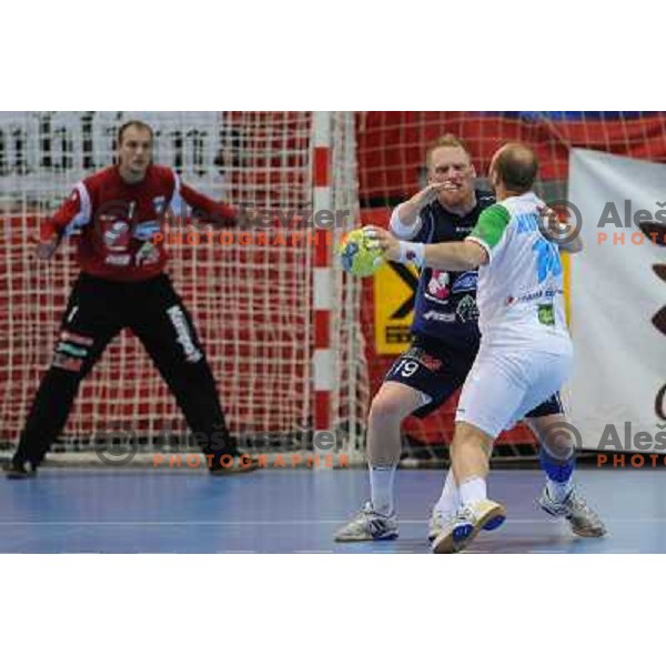 Rezar, Zvizej Miha at handball match Slovenia - Belarus, Qualifying match for the European championship Austria 2010, Kodeljevo , Ljubljana, 10.06.2009 