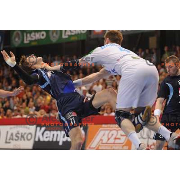Skube at handball match Slovenia - Belarus, Qualifying match for the European championship Austria 2010, Kodeljevo , Ljubljana, 10.06.2009 