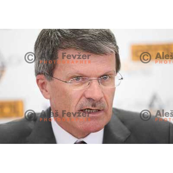 Stanislav Valant at SZS press conference in Ljubljana, Slovenia 16.6.2009 