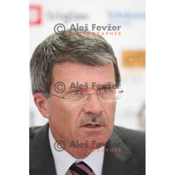 Stanislav Valant at SZS press conference in Ljubljana, Slovenia 16.6.2009 