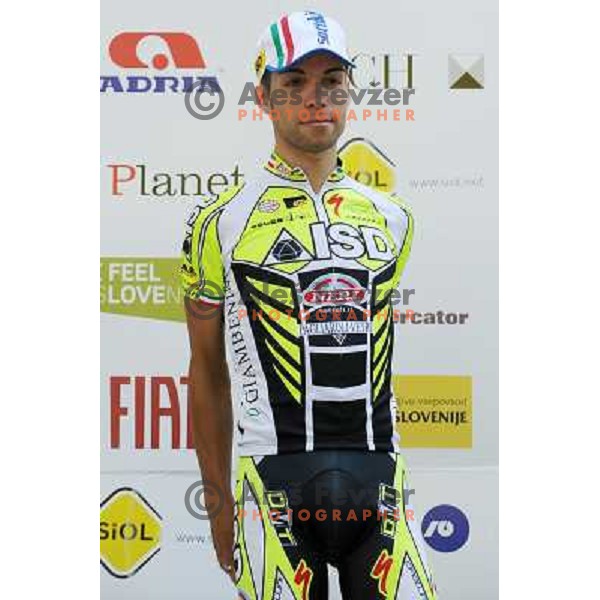 Visconti at the finish of the 2nd stage of Tour de Slovenia 2009, Ljubljana Castle, Ljubljana, 19.06.2009 
