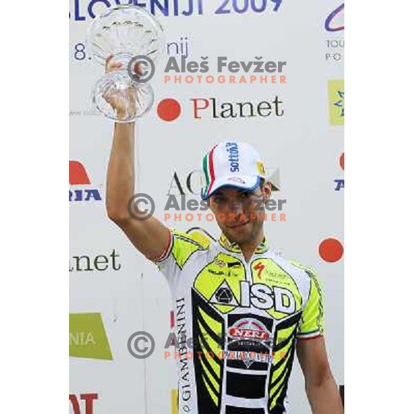 Visconti at the finish of the 2nd stage of Tour de Slovenia 2009, Ljubljana Castle, Ljubljana, 19.06.2009 