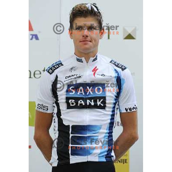 Fuglsang at the finish of the 2nd stage of Tour de Slovenia 2009, Ljubljana Castle, Ljubljana, 19.06.2009 