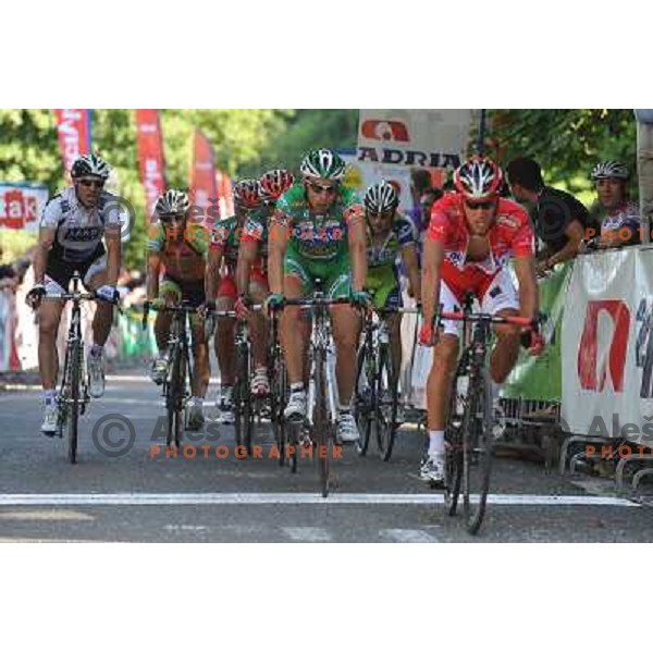  at the finish of the 2nd stage of Tour de Slovenia 2009, Ljubljana Castle, Ljubljana, 19.06.2009 