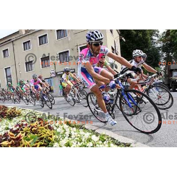 Fourth stage of cycling race Tour de Slovenie with finish in Novo Mesto, Slovenia 21.6.2009. Overall winner became Jakob Fuglsang from Denmark/ Team Saxo Bank 