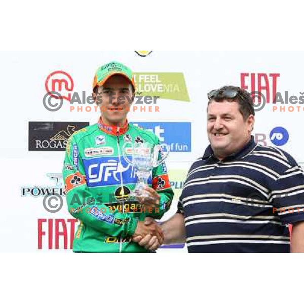 Domenico Pozzovivo after Fourth stage of cycling race Tour de Slovenie with finish in Novo Mesto, Slovenia 21.6.2009. Overall winner became Jakob Fuglsang from Denmark/ Team Saxo Bank 