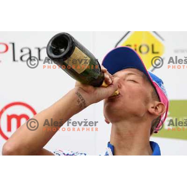 Marco Bandiera after Fourth stage of cycling race Tour de Slovenie with finish in Novo Mesto, Slovenia 21.6.2009. Overall winner became Jakob Fuglsang from Denmark/ Team Saxo Bank 