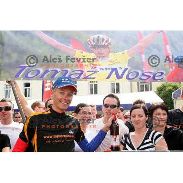 Tomaz Nose after Fourth stage of cycling race Tour de Slovenie with finish in Novo Mesto, Slovenia 21.6.2009. Overall winner became Jakob Fuglsang from Denmark/ Team Saxo Bank 