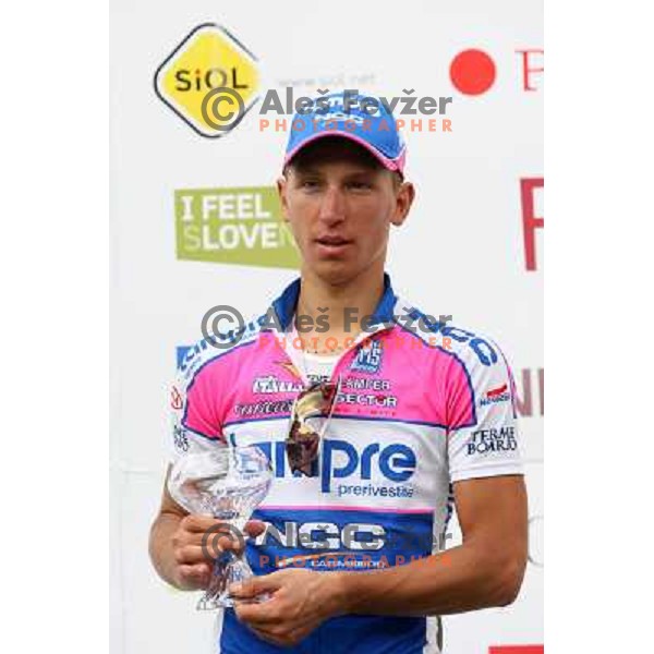Marco Bandiera at Fourth stage of cycling race Tour de Slovenie with finish in Novo Mesto, Slovenia 21.6.2009. Overall winner became Jakob Fuglsang from Denmark/ Team Saxo Bank 