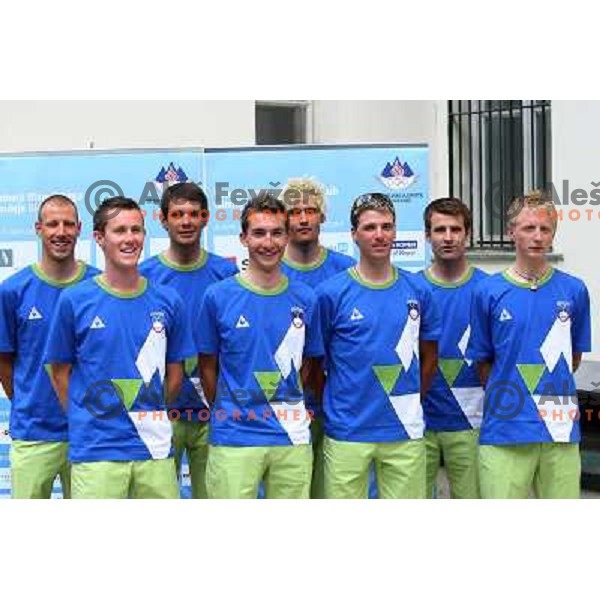member of Slovenia cycling team for Mediteranean Games- Pescara 2009 at official presentation in Union Hall, Ljubljana 16.6.2009 