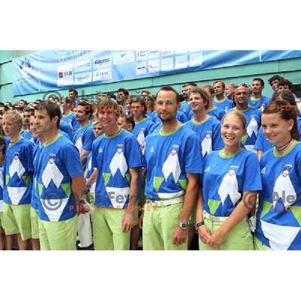 member of Slovenia team for Mediteranean Games- Pescara 2009 at official presentation in Union Hall, Ljubljana 16.6.2009 